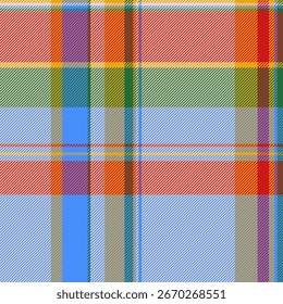 Patrón de cuadros de colores. Abstractas fondo de textura sin costuras de rayas y cuadrados brillantes, ideal para el diseño de la tela, impresión textil o telón de fondo.