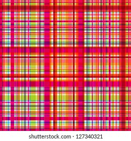 colorful plaid seamless background