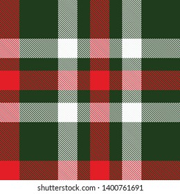 Colorful Plaid Seamless Pattern Background