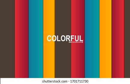 Colorful Plait Background Vector Eps
