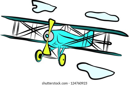 colorful plane