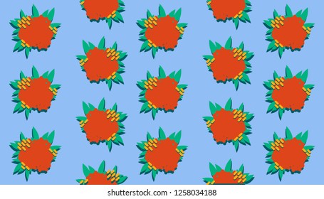 colorful plants, background, vector, abstract plants, logo, icon, vector illustration, floral seamless pattern