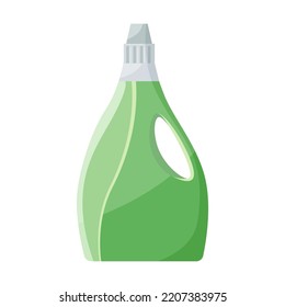 Colorful Plastic Bottles, Can, Spray For Detergent, Liquid Soap, Chemical Disinfectant. Vector Illustrations For Laundry, Toilet Cleaning, Hygiene, Household Concept