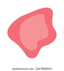 Colorful plasticine flat icon Craft hobby. Vector illustration