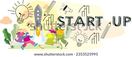 COLORFUL AND PLAYFUL ROCKET VECTOR ILLUSTRATION FOR START UP COMPANY, GOOD FOR NEW PRODUCT LAUNCH AT SOCIAL MEDIA,WEBSITES,FLYER,BANNER,POSTER,BILLBOARD. SCHOOL,UNIVERSITY,PRE-SCHOOL, BABYSHOP,STARTUP
