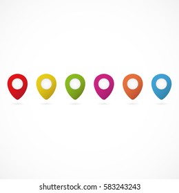 Colorful point buttons