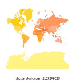 Colorful political map of World.
