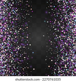 Colorful Polka Decoration Vector Transparent Background. Colored Invitation Splash Wallpaper. Top Postcard. Gradient Luxury Texture.