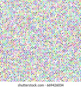Colorful polka dot background.
