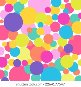 
Colorful polka dot background, pastel pattern. Wrapping paper, publications, sheets, graphics, circles.