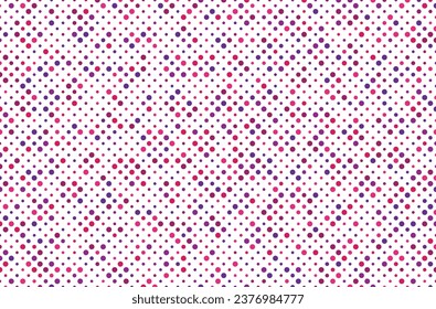 Colorful Polka Dot Background. Seamless Bright Multi Polka Dot.