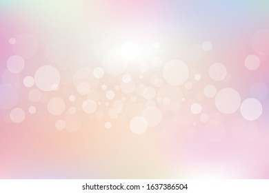 Colorful polka dot fluffy background