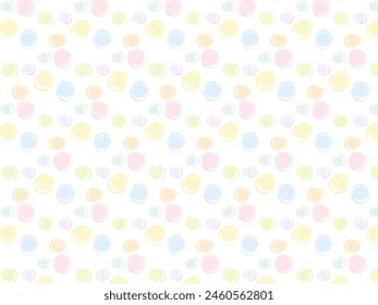 Ilustración colorida del patrón del lunar