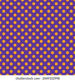 Patrón sin fisuras de Polka Dot colorido. En el caso de las setas, manteles, ropa, camisas, vestidos, papel, ropa de cama, mantas, edredones y otros productos textiles. Fondo vectorial. Patrón de Halloween.