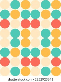 Colorful Polka Dot seamless pattern