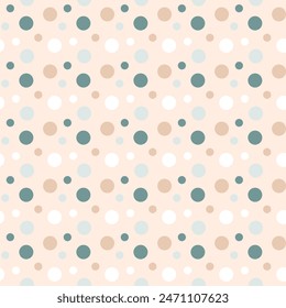 Colorful Polka dot seamless pattern. Abstract Seamless Dots Pattern.Decorative print for wallpaper, wrapping, pajama, linen, background fabric,texture, textile,fashion fabric or other printable covers