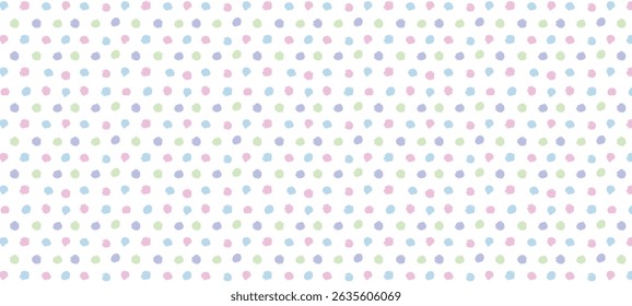 Colorful polka dot seamless pattern（Patterns are in the Swatches panel）