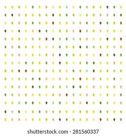 Colorful Polka Dots Background, Abstract pattern , Vector. Illusion