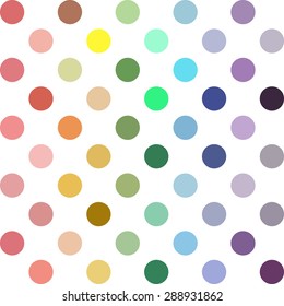 Colorful Polka Dots Background, Creative Design Templates