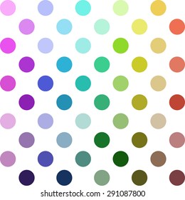 Colorful Polka Dots Background, Creative Design Templates