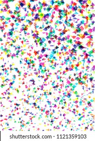 Colorful polka dots, confetti celebration background.