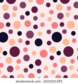 Colorful polka dots seamless pattern. Perfect for art and crafts, digital paper, fabric printing, textile printing, packaging, scrapbooking, gift wrap, background and more.
