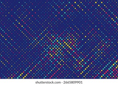 Patrón transparente de lunares coloridos sobre fondo blanco 2. Patrón textil de lunares de colores clásicos agradables. Decoración caótica de confeti sin fisuras. Ilustración vectorial Abstractas.