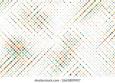Colorful polka dots seamless pattern on white 2 background. Pleasing classic colorful polka dots textile pattern. Seamless scattered confetti fall chaotic decor. Abstract vector illustration.