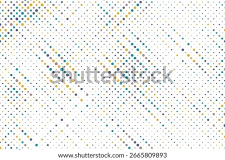 Colorful polka dots seamless pattern on white 2 background. Pleasing classic colorful polka dots textile pattern. Seamless scattered confetti fall chaotic decor. Abstract vector illustration.