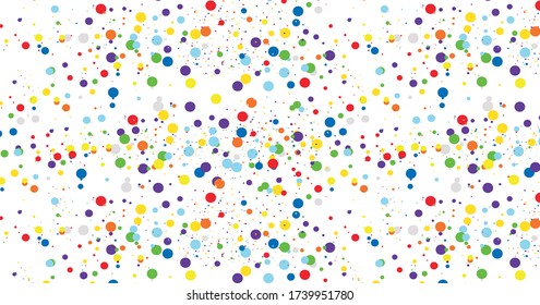 Farbige Polkadots abstrakter Hintergrund-Vektor