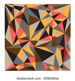 colorful polygon abstract vector illustration background template