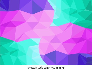 colorful polygon background