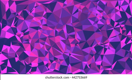 Colorful polygon background. Abstract Triangle Geometrical Background. Vector triangle mosaic background. Geometric design for business presentations. 