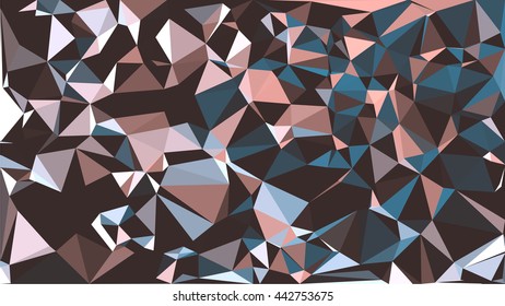 Colorful polygon background. Abstract Triangle Geometrical Background. Vector triangle mosaic background. Geometric design for business presentations. 