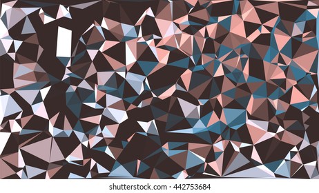 Colorful polygon background. Abstract Triangle Geometrical Background. Vector triangle mosaic background. Geometric design for business presentations. 