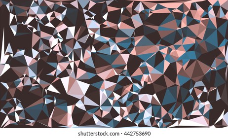 Colorful polygon background. Abstract Triangle Geometrical Background. Vector triangle mosaic background. Geometric design for business presentations. 