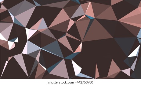 Colorful polygon background. Abstract Triangle Geometrical Background. Vector triangle mosaic background. Geometric design for business presentations. 