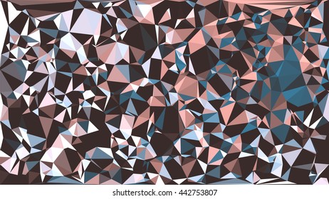Colorful polygon background. Abstract Triangle Geometrical Background. Vector triangle mosaic background. Geometric design for business presentations. 