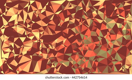 Colorful polygon background. Abstract Triangle Geometrical Background. Vector triangle mosaic background. Geometric design for business presentations. 