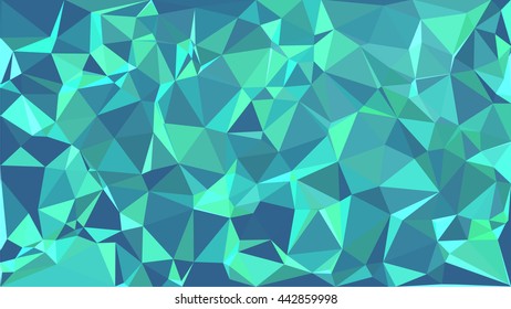 Colorful polygon background. Abstract Triangle Geometrical Background. Vector triangle mosaic background. Geometric design for business presentations. 