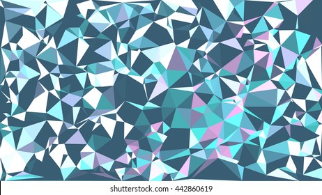 Colorful polygon background. Abstract Triangle Geometrical Background. Vector triangle mosaic background. Geometric design for business presentations. 