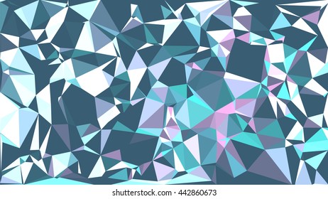 Colorful polygon background. Abstract Triangle Geometrical Background. Vector triangle mosaic background. Geometric design for business presentations. 