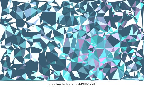 Colorful polygon background. Abstract Triangle Geometrical Background. Vector triangle mosaic background. Geometric design for business presentations. 