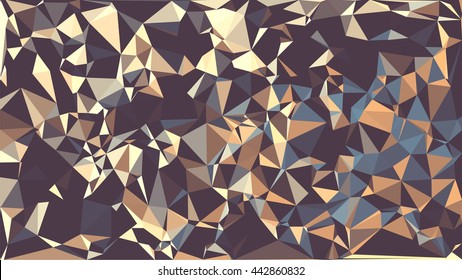 Colorful polygon background. Abstract Triangle Geometrical Background. Vector triangle mosaic background. Geometric design for business presentations. 