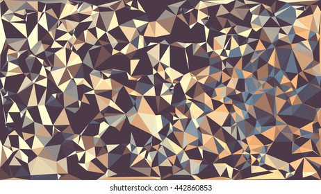 Colorful polygon background. Abstract Triangle Geometrical Background. Vector triangle mosaic background. Geometric design for business presentations. 