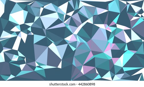 Colorful polygon background. Abstract Triangle Geometrical Background. Vector triangle mosaic background. Geometric design for business presentations. 