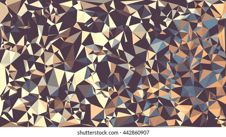 Colorful polygon background. Abstract Triangle Geometrical Background. Vector triangle mosaic background. Geometric design for business presentations. 