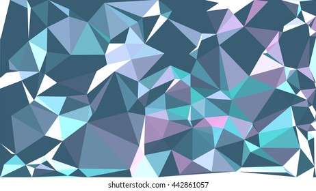 Colorful polygon background. Abstract Triangle Geometrical Background. Vector triangle mosaic background. Geometric design for business presentations. 
