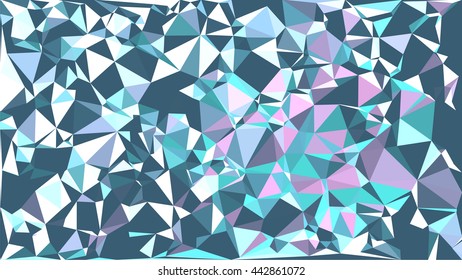 Colorful polygon background. Abstract Triangle Geometrical Background. Vector triangle mosaic background. Geometric design for business presentations. 