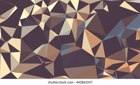 Colorful polygon background. Abstract Triangle Geometrical Background. Vector triangle mosaic background. Geometric design for business presentations. 